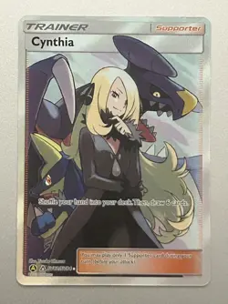Pokemon Cynthia SV82/SV94 Hidden Fates Full Art Trainer NM - Image 1