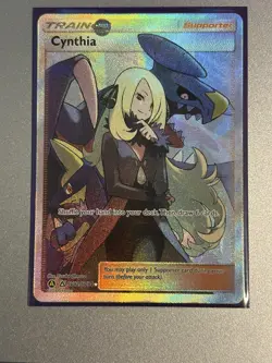 Pokemon Cynthia SV82/SV94 Hidden Fates Full Art Trainer NM - Image 2