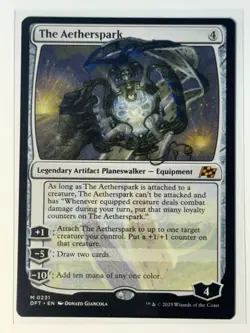 MTG The Aetherspark Aetherdrift Regular NM M 0231 Magic the Gathering DFT - Image 1