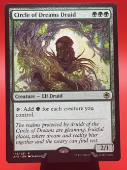 Circle of Dreams Druid Adventures in the Forgotten Realms MTG Magic TCG CCG - Image 1