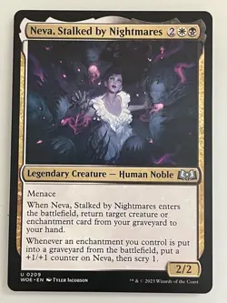 Neva, Stalked By Nightmares Budget Commander Deck Magic the Gathering 100 Cards - Image 1
