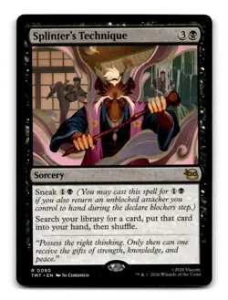 Splinter's Technique 0080 Rare TMNT Magic: The Gathering NM/M ~09963 - Image 1