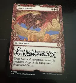 Dracogenesis TDM Artist Proof With Color Art - Image 2