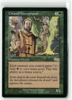 Citanul Hierophants 244 Rare Urza's Saga Magic: The Gathering Near Mint - Image 1