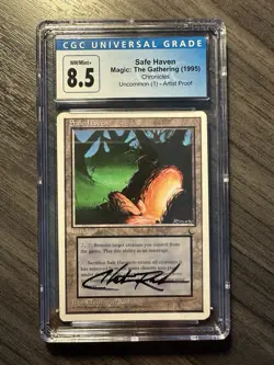 MTG Artist Proof Safe Haven Chronicles Signed Alpha Artist Chris Rush CGC 8.5 - Image 2