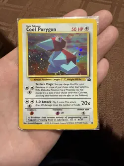 Pokemon TCG Cool Porygon 15 Holo Black Star Promo Sealed - Image 1