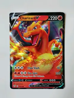 Pokemon Charizard V 019/189 Darkness Ablaze Holo Ultra Rare English 2020 HP 220 - Image 2