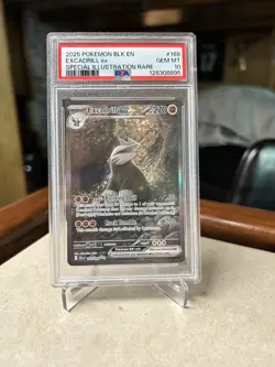 2025 Pokemon BLK EN Special Illustration Rare Excadrill ex PSA 10 - Image 1