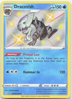 Dracovish SV036/SV122 Shiny Rare Shining Fates Shiny Vault Pokemon Near Mint - Image 1