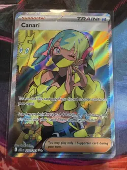 Canari 257/217 Full Art Trainer Pokemon TCG mega evolutions Ascended Heroes - Image 1