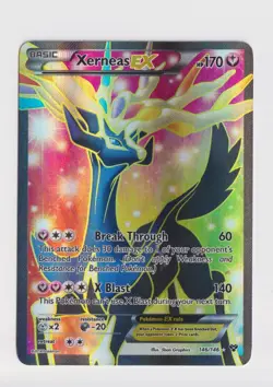 Xerneas EX (146/146) Full Art Pokemon XY NM - Image 1