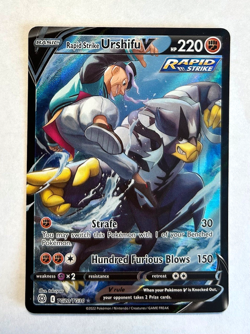 Pokemon Brilliant Stars RAPID STRIKE URSHIFU VMAX TRAINER GALLERY TG20/TG30 NM - Image 1
