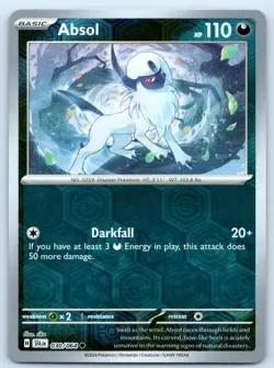 Absol 030/064 Common Shrouded Fable Pokemon Reverse Holo Near Mint - Image 1