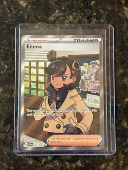 Nintendo Emma Trainer-Supporter 107/086 CRI Foil Pokemon TCG 2026 - Image 1