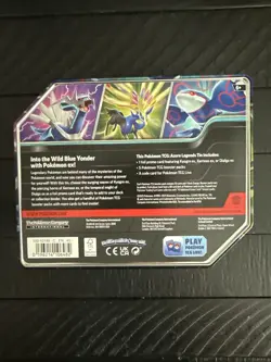 Pokemon TCG Azure Legends Tin - Xerneas - Empty - Image 2