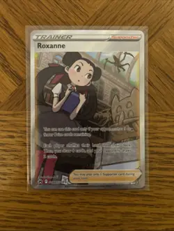 Roxanne Trainer GG66/GG70 Galarian Gallery Pokemon 2023 Crown Zenith NM/M - Image 1