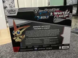 Pokemon TCG Victini Illustration Collection Box Black Bolt White Flare - New - Image 1