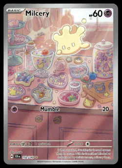 Milcery SV07: Stellar Crown Illustration Rare 152/142 Pokemon TCG - Image 1