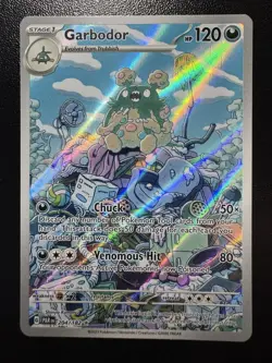 Garbodor - 204/182 Illustration Rare SV04: Paradox Rift Pokemon TCG - Image 1