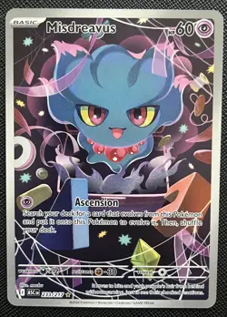 Misdreavus 233/217 Illustration Rare ASC Ascended Heroes EN Pokemon Full Art NM - Image 1