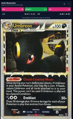 Pokemon TCG Umbreon Prime Undaunted Holo Rare 86/90 EXTREMLY CLEAN! GRADE IT!! - Image 2