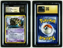 CGC 10 Pristine Omastar 13/110 Pokemon EX Holon Phantoms Reverse Holo Gem Mint - Image 3