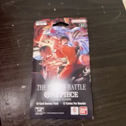 One Piece OP-16 The Time Of Battle Sleeved Booster Pack Lot Of 50 With Display - Image 3