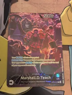 Marshall D. Teach OP09-081 Alternative Art Leader One Piece 2nd Anniversary - Image 1
