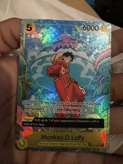 One Piece Monkey D Luffy OP07-109 SR Treasure Rare Alt Art English Edition - Image 1