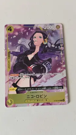 One Piece Nico Robin Japanese ST29-009 C Promotion Pack Ex Vol.4 Promo Card NM - Image 1