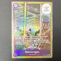 Mamaragan OP15-078 SR Foil Event English One Piece Card Game - Image 1