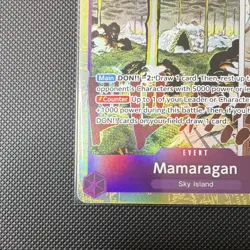 Mamaragan OP15-078 SR Foil Event English One Piece Card Game - Image 3