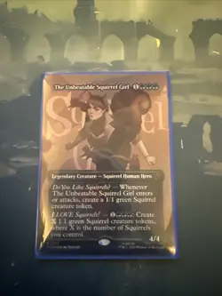 The Unbeatable Squirrel Girl Borderless Foil Marvel Super Heroes Mtg Nm - Image 1