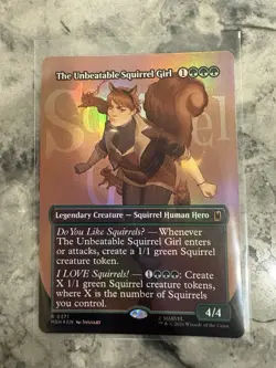 The Unbeatable Squirrel Girl (Borderless) Marvel Super Heroes Foil - Image 1