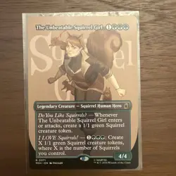 MTG - Marvel Super Heroes The Unbeatable Squirrel Girl Logo Card 0371 Non-Foil - Image 1