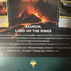The Hosts of Mordor Deck ~ Commander: The Lord of the Rings ~ Magic MTG Sealed - Image 5