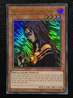 Witch of the Black Forest BLLR-EN046 1st Edition (NM) Ultra Rare Yugioh Card - Image 1