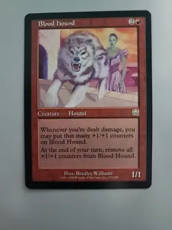 MTG Blood Hound Mercadian Masques 176/350 Regular Rare - Image 1