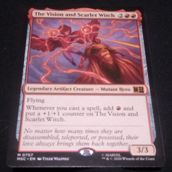 Wizards of the Coast MTG The Vision and Scarlet Witch Mythic Marvel 0707 ENG - Image 1