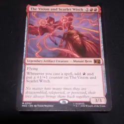 Wizards of the Coast MTG The Vision and Scarlet Witch Mythic Marvel 0707 ENG - Image 2