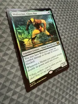 MTG Wolverine, Claws Out #0737 Foil Rare Commander: Marvel Super Heroes (MSC) - Image 3