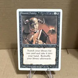Magic the Gathering Revised Single: Demonic Tutor #105 (Regular) - Image 1