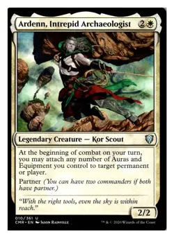 Magic MTG Ardenn, Intrepid Archaeologist 10 UC Commander Legends Card Near Mint - Image 1