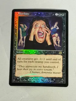 MTG FOIL Mutilate Torment Magic the Gathering - Image 1