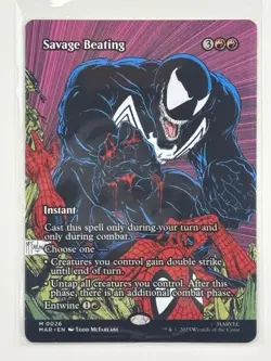 Savage Beating (Borderless) Marvel Universe Eternal-Legal Regular - Image 1