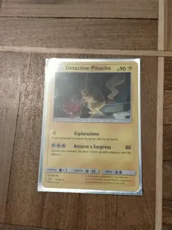 POKEMON DETECTIVE PIKACHU HOLO 10/18 NM ITA - Image 1
