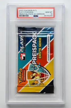 POKEMON PREIS BOOSTER PACK EEVEE ERSTE SERIE PSA 10 GEM MINT DEUTSCH OVP SEALED - Image 1