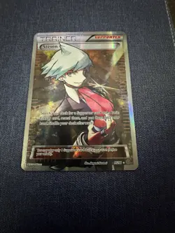 Pokemon TCG Steven Trainer Card Full Art Holo, XY Ancient Origins, Card 95/98 - Image 2