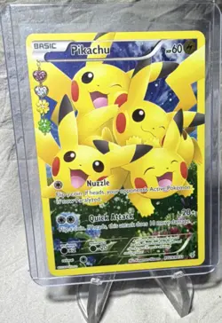 Pokemon Pikachu Full Art Holo Holo Rare 60HP RC29/RC32 Radiant 2016 - Image 1