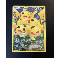 Pokemon Pikachu Full Art Ultra Rare Holo RC29/RC32 Generations Collection - Image 1